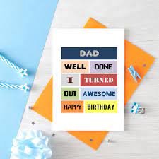 This card is so lucky! Funny Dad Birthday Card Funny Birthday Card For Dad Father Etsy Funny Dad Birthday Cards Dad Birthday Card Funny Birthday Cards