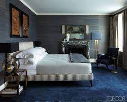 Stylish modern boys' bedroom in blue and grey. A Design Publication For Lovers Of All Things Cool Beautiful All Articles Bedroom Interior Guest Room Design Guest Bedrooms