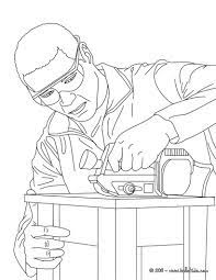 Carpenter Making A Wood Chair Coloring Page Amazing Way For Kids To Discover Job More Origin Coloring Pages Bible Coloring Pages Coloring Pages For Teenagers