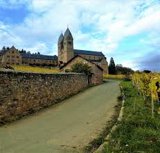 kloster eibingen on the river rhine in germany a place where hildegard of bingen lived hildegard hildegard von bingen
