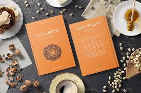 Hard Cover Cook Book Mockup In 2020 Recipe Book Design Cookbook Design Cookbook