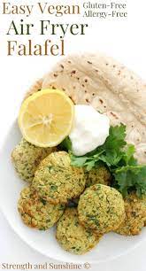 It includes basic ingredients such as rice, chicken, soy sauce, and vegetables. Healthy Air Fryer Falafel Recipe Vegan Gluten Free Oil Free
