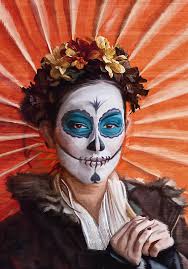 Well you're in luck, because here they come. Geisha Woman Day Of The Dead Painting By Joseph Oland
