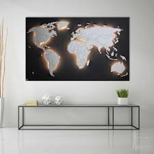 Xxl kinder weltkarte poster wandbild dekoration 140x100cm deko für kinderzimmer. Weltkarte Itten Hintergrund Wunschfarbe Lack Wandbild Aus Holz