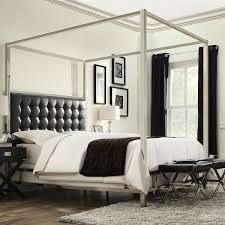 Hillsdale furniture mcarthur metal and upholstered canopy king bed, matte black with gray fabric walmart usa on sale for $521.66 original price $779.00 $ 521.66 $779.00 Pin On Canopy Beds