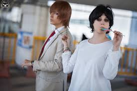 L is a private detective, the world's top detective. Light And L Death Note Cosplay Handcuffed By Lightyagamicosplays On Deviantart