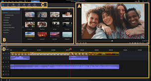 Getting to know powerdirector's interface