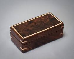 Small Wooden Box Collector Box Decorative Box Walnut With Walnut Burl Lid The Collector 1012 008 008 On E Wood Jewelry Box Jewelry Box Plans Wooden Box Diy