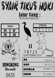 Pin Di Syair Togel Hongkong