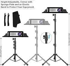 Support Vidéoprojecteur,Ajustable en Hauteur de 65 cm à 130 cm,Support Projecteur,Support Vidéoprojecteur Livré avec un Elastique,une Eponge pour Stable Protéger votre Equipement : Amazon.fr: High-Tech