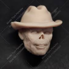 Figurine de Soldat Walton Goggins Non Peinte 1/12, Sculpture de Tête Ghoul  Howard, Modèle Blanc, Tête Carimplantée, 6 Pouces, 7 Pouces