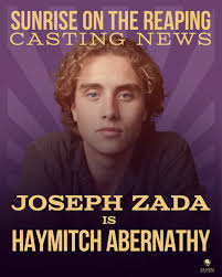 Joseph Zada has been officially cast as Haymitch Abernathy in The Hunger  Games: Sunrise