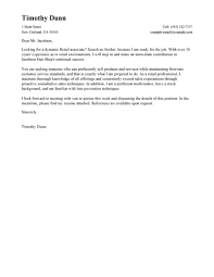Best Retail Cover Letter Examples Livecareer