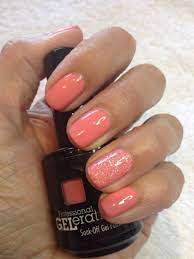 50 stunning manicure ideas for short nails with gel polish that are more exciting coral gel nails peach nails coral nails