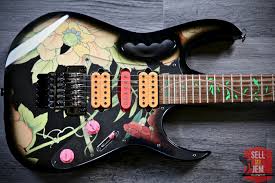 2003 ibanez jem 77 fp floral pattern steve vai. Unplayed Collectors Condition Ibanez Jem 15th Anniversary 77fp Floral Pattern Electric Guitar Hard Case Tremolo Arm Case Key
