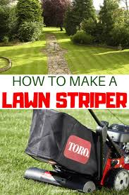 How to stripe your lawn with only a lawnmower. How To Make A Lawn Striper Agreenhand