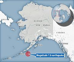 The largest earthquake instrumentally recorded had a magnitude of 9.5 and occurred in southern chile on may 22, 1960. Earthquake In Alaska Tsunami Warning After Enormous 7 8m Tremor Strikes Off Coast Daily Mail Online
