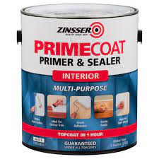 Primecoat2 interior/exterior primer combines is great for use on interior or exterior surfaces and guaranteed under any topcoat. Zinsser Primecoat 1 Gal White Water Based Interior Multi Purpose Primer And Sealer 324258 The Home Depot