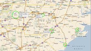 Map Of North Carolina And Where Fraser S Ridge Would Be Outlander Locations Outlander Gabaldon Outlander