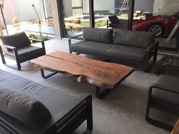 This magnificent modern industrial coffee table will be a statement piece in the living room or den. Home Original Furniture With A Natural Edge