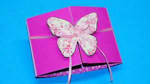 Gift bags are often made from a heavier weight of paper that is just the right weight for card. Butterfly Card Learn How To Make This Butterfly Paper Crafts Greeting Card Making Julia Diy Youtube