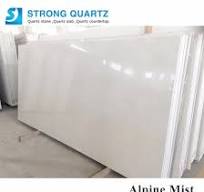 Artificial Marble Look Engineered White Quartz Stone (SQ7005)