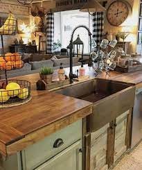 45 Astonishing Rustic Kitchen Island Design And Decoration Ideas Rustic Kitchen Rustic Kitchen Decor Rustic Kitchen Design