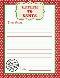 I know santa will appreciate the effort. Letter To Santa Free Printable Download