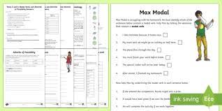 *note some modal auxiliary verbs have a specific use in the past, but i have not included them in this chart. Years 5 And 6 Modal Verbs And Adverbs Of Possibility Activity Booklet
