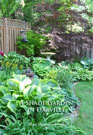 A Shade Garden In Oakville Ontario Due To Its Individual Look And Colour Stability Natural Stone Is Th In 2020 Shade Garden Design Shade Garden Small Back Gardens