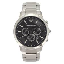 4.7 out of 5 stars 76. Ar2460 Armani Silver And Black Dial Stainless Steel Men S Emporio Watch