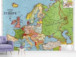 Die europakarte / landkarte von europa. Fototapete Karte Europa Jetzt Online Shoppen
