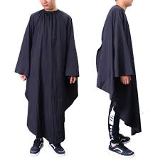 Check spelling or type a new query. Professional Salon Client Hair Cutting Cape Gown Barber Haircut Cape With Sleeves Black Buy At A Low Prices On Joom E Commerce Platform