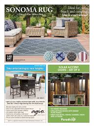 Sunbeam round ceramic tile top fire table black 50,000 btu; Costco Flyer May 01 2019 June 30 2019 Page 98 Canadian Flyers