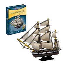 Rotaļlietas un preces bērniem » puzles. Cubic Fun 3d Puzzle Hms Beagle Schiff Kaufland De