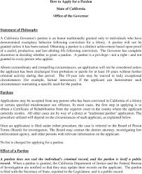 What crimes can a governor pardon. How To Apply For A Pardon State Of California Office Of The Governor Pdf Free Download