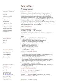 All you need to do is simply enter your personal details into the ready made text boxes and within minutes you will have a professional cv. Primary Teacher Cv Sample School Teaching Classroom Children Lessons Pupils