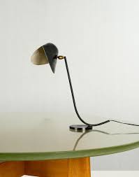 Serge Mouille Enameled Steel Enameled Aluminum And Brass Antony Table Lamp 1955 Luminaire Lampe Deco