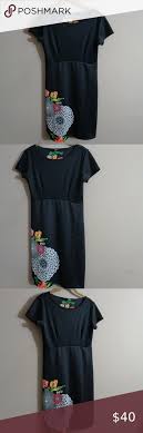 Desigual M Martina Dress Black Floral In 2020 Black Short Dress Black Dress Black Floral