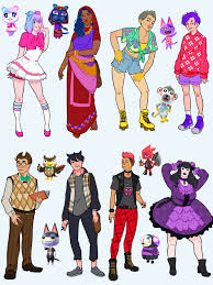 With 397 confirmed villagers in animal crossing: Had A Lot Of Fun Turning Some Of The Villagers Into Human Characters Animalcrossing