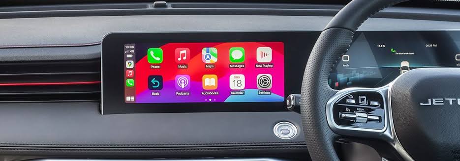 Advanced dual 10.25-inch high-definition touchscreens, AI generated
