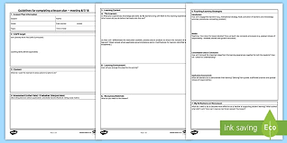 Visual templates for planning lessons and defining the learning trajectory. Free Caps Curriculum Caps Lesson Plan Template South Africa