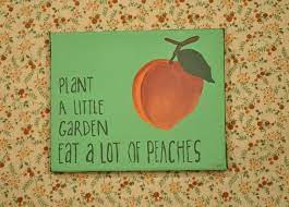 Eat Peaches Painting Etsy Peach Paint Painting Peach
