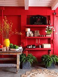 What Katie Did Red Home Decor Red Decor Red Accent Wall