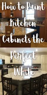 how to paint kitchen cabinets white