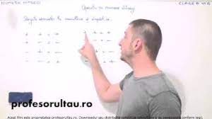 La fel e si la impartire doar ca inlocuiesti ori cu impartit. Regula Semnelor La Inmultire Impartire Profesorultau Ro Youtube