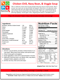 What to eat at chili's: Chicken Chili Navy Bean Veggie Soup Nutritionrx
