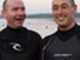 Friends finish Anglesey swim challenge