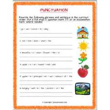 What did you eat for breakfast this. English Punctuation And Sequence Worksheet 3 Grade 2 Estudynotes
