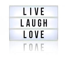 Arts Crafts Sewing Led Light Box Lettering Boxing Quotes